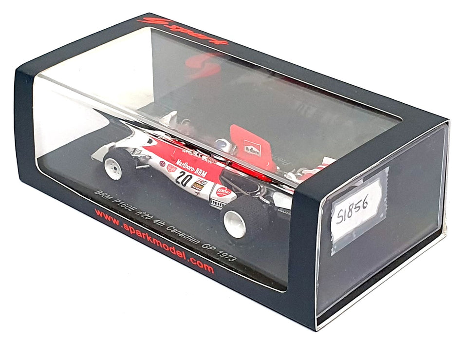 Spark 1/43 Scale S1856 - F1 BRM P160E #20 4th Canada GP 1973 J.P. Beltoise