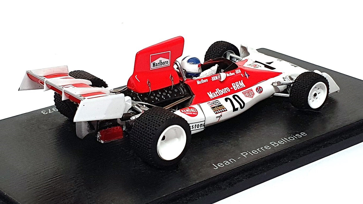 Spark 1/43 Scale S1856 - F1 BRM P160E #20 4th Canada GP 1973 J.P. Beltoise