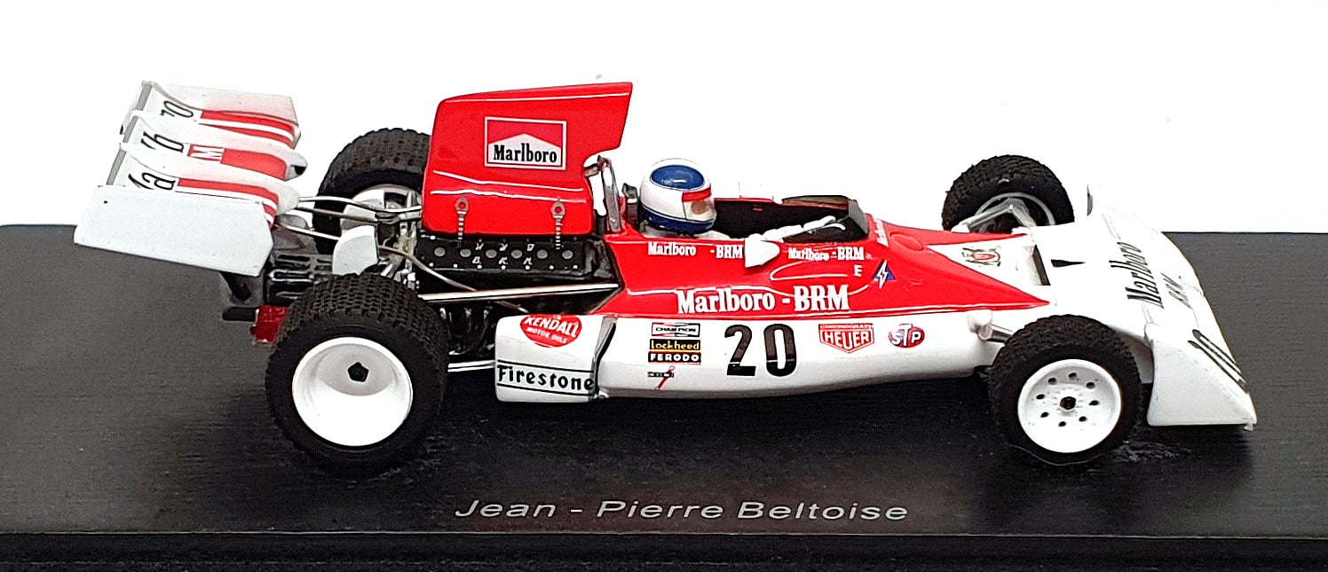 Spark 1/43 Scale S1856 - F1 BRM P160E #20 4th Canada GP 1973 J.P. Beltoise
