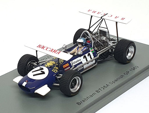 Spark 1/43 Scale S8316 - F1 Brabham BT26A #11 Spanish GP 1969 Piers Courage