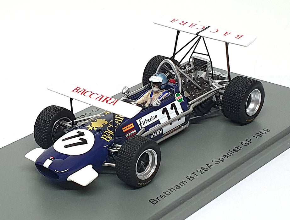 Spark 1/43 Scale S8316 - F1 Brabham BT26A #11 Spanish GP 1969 Piers Courage