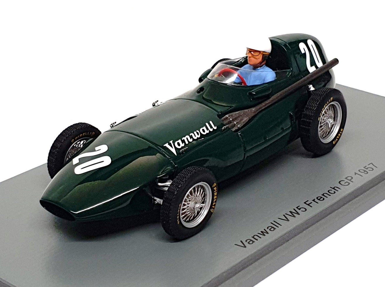 Spark 1/43 Scale S7205 - F1 Vanwall #20 French GP 1957 Roy Salvadori