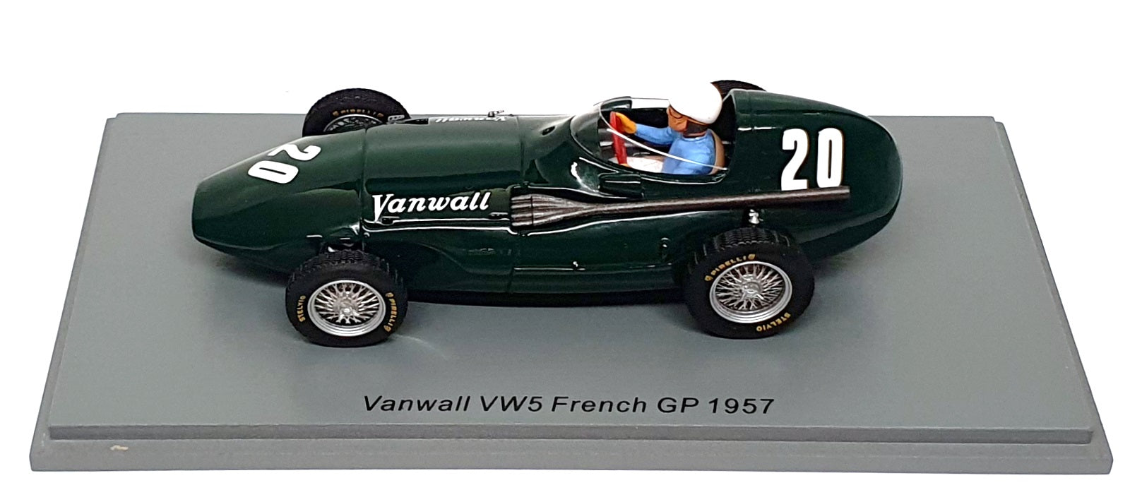 Spark 1/43 Scale S7205 - F1 Vanwall #20 French GP 1957 Roy Salvadori