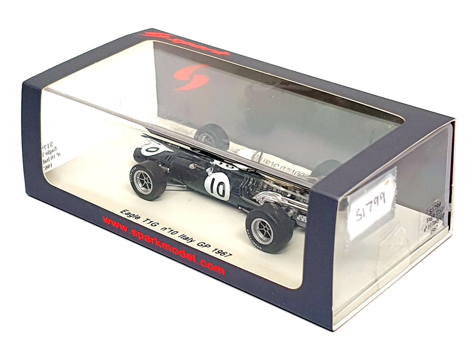 Spark 1/43 Scale S1799 - F1 Eagle T1G #10 Italy GP 1967 Lodovico Scarfiotti