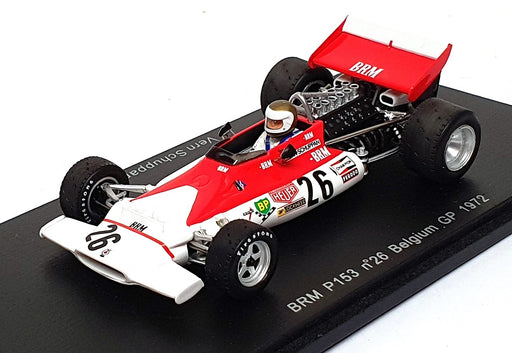 Spark 1/43 Scale S1155 - F1 BRM P153 #26 Belgium GP 1972 Vern Schuppan