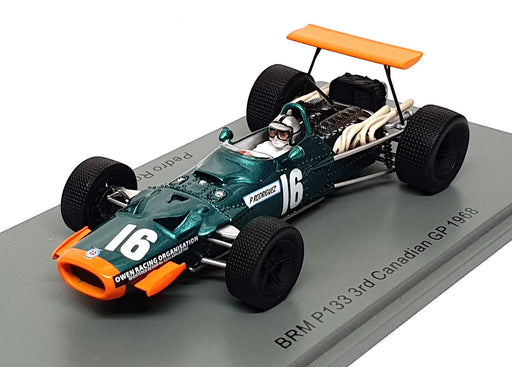Spark 1/43 Scale S5703 - F1 BRM P133 #16 Canada GP 1968 Pedro Rodriguez