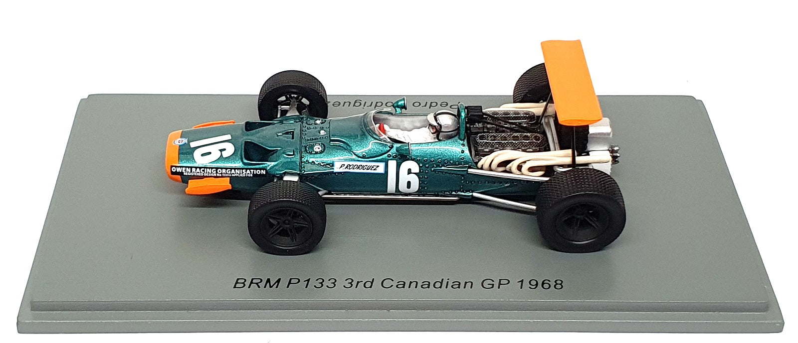Spark 1/43 Scale S5703 - F1 BRM P133 #16 Canada GP 1968 Pedro Rodriguez