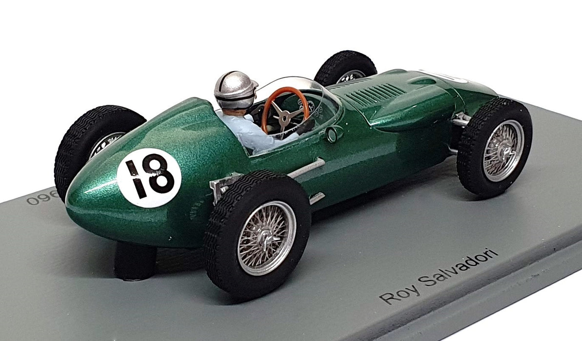 Spark 1/43 Scale S8145 - F1 Aston Martin DBR5 #18 British GP 1960 Roy Salvadori