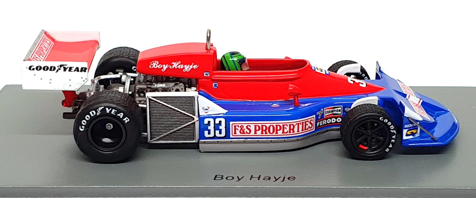 Spark 1/43 Scale S7272 - F1 March 761 #33 Belgium GP 1977 Boy Hayje