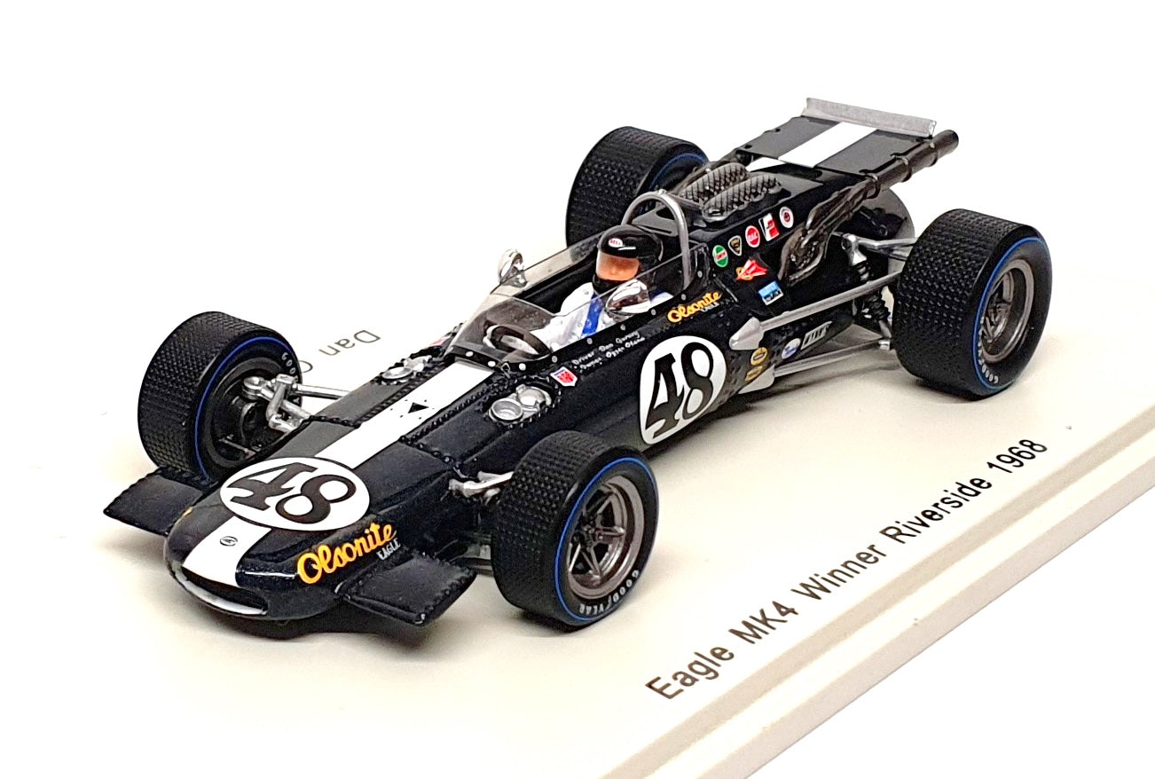 Spark 1/43 Scale S4259 - Eagle Mk4 #48 Winner Riverside 1968 Dan Gurney