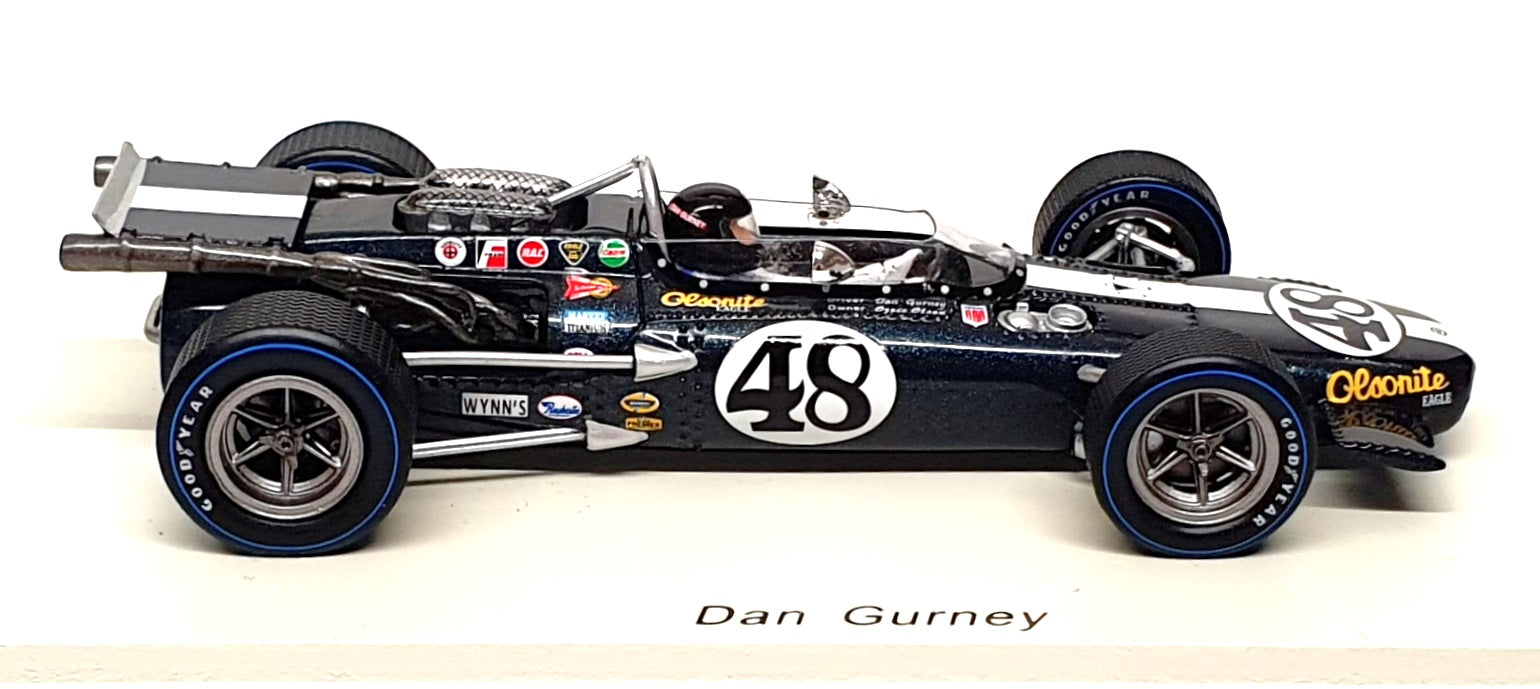 Spark 1/43 Scale S4259 - Eagle Mk4 #48 Winner Riverside 1968 Dan Gurney
