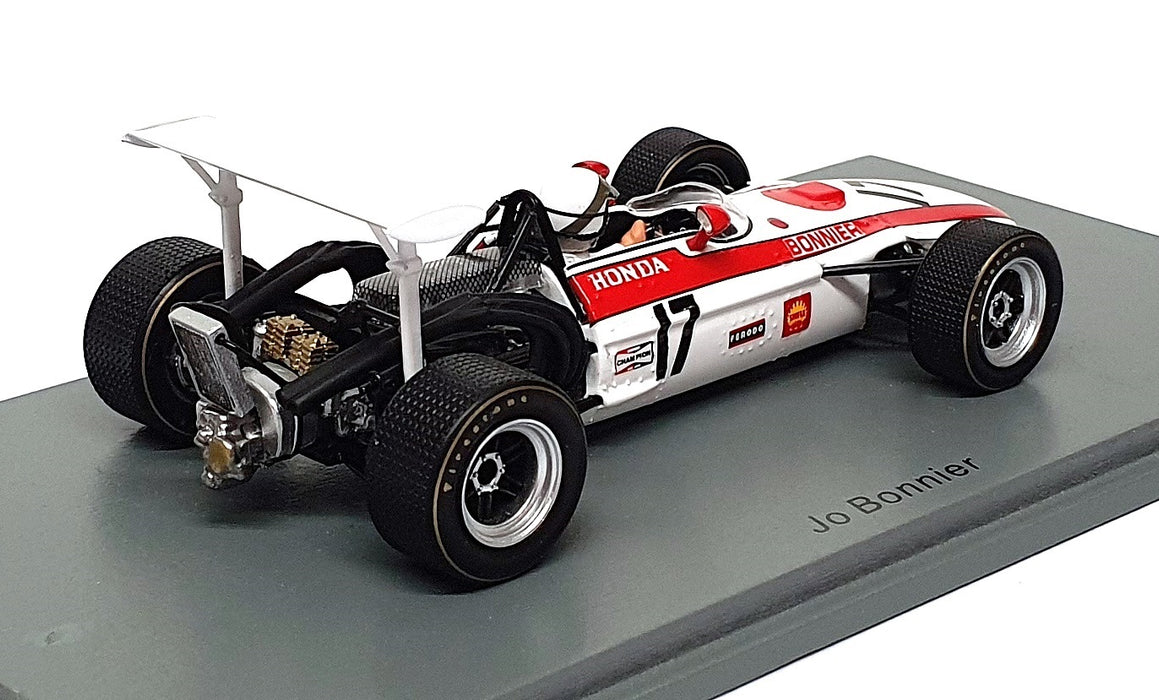 Spark 1/43 Scale S6226 - F1 Honda RA301 #17 5th Mexico GP 1968 Jo Bonnier