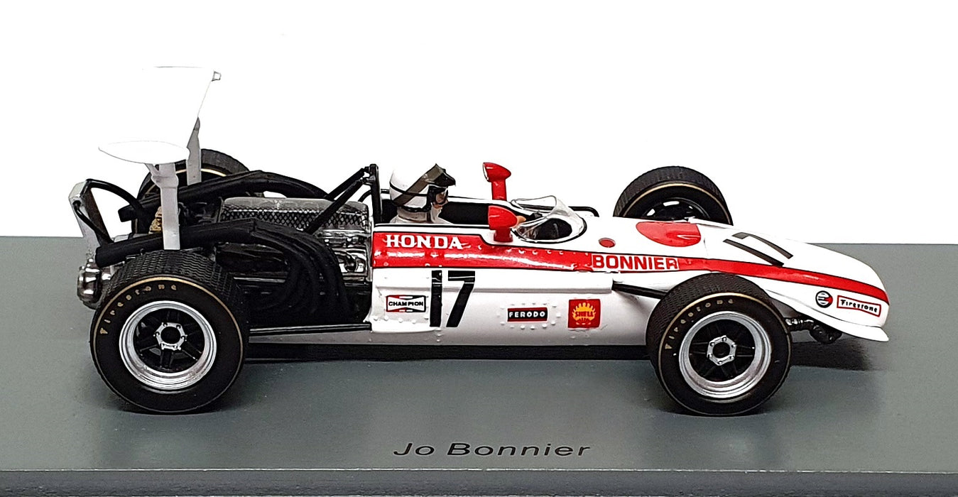 Spark 1/43 Scale S6226 - F1 Honda RA301 #17 5th Mexico GP 1968 Jo Bonnier