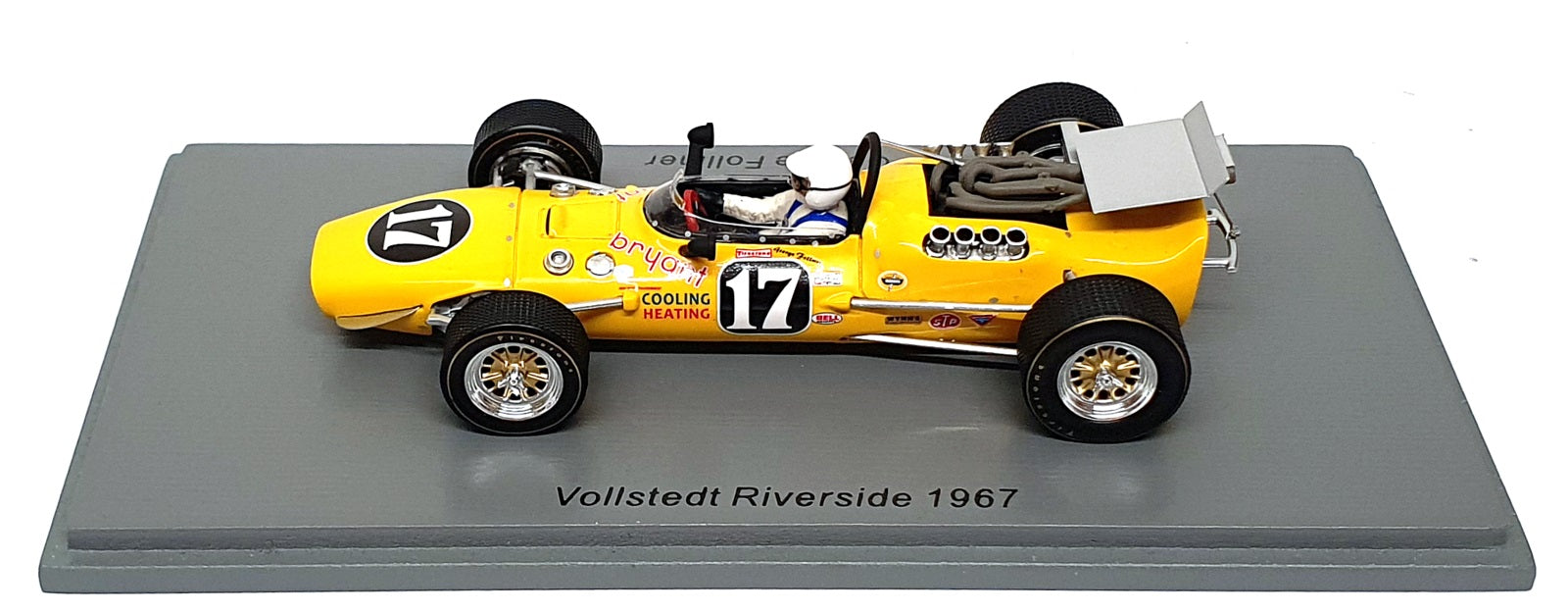 Spark 1/43 Scale S5770 - Vollstedt #17 Riverside 1967 - George Follmer