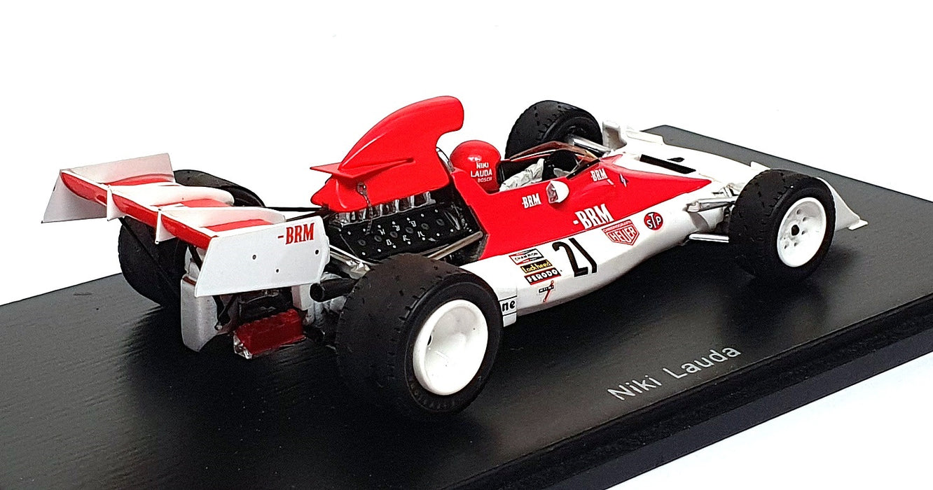 Spark 1/43 Scale S1752 - F1 BRM P160E #21 Belgium GP 1973 - Niki Lauda