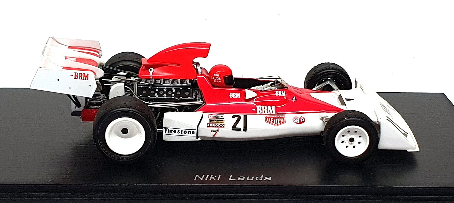 Spark 1/43 Scale S1752 - F1 BRM P160E #21 Belgium GP 1973 - Niki Lauda
