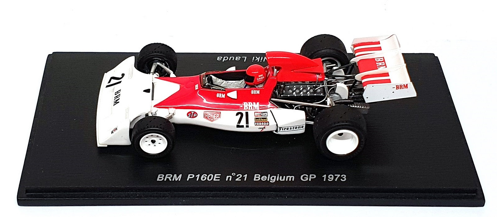 Spark 1/43 Scale S1752 - F1 BRM P160E #21 Belgium GP 1973 - Niki Lauda