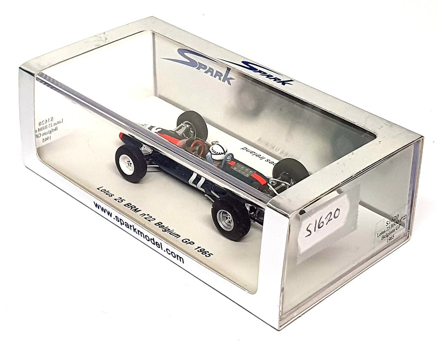 Spark 1/43 Scale S1620 - F1 Lotus 25 BRM #22 Belgium GP 1965 Innes Ireland