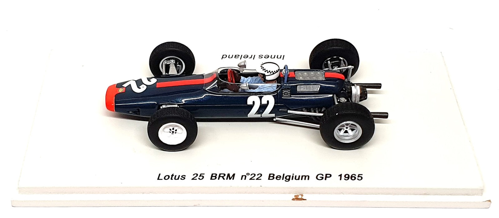 Spark 1/43 Scale S1620 - F1 Lotus 25 BRM #22 Belgium GP 1965 Innes Ireland
