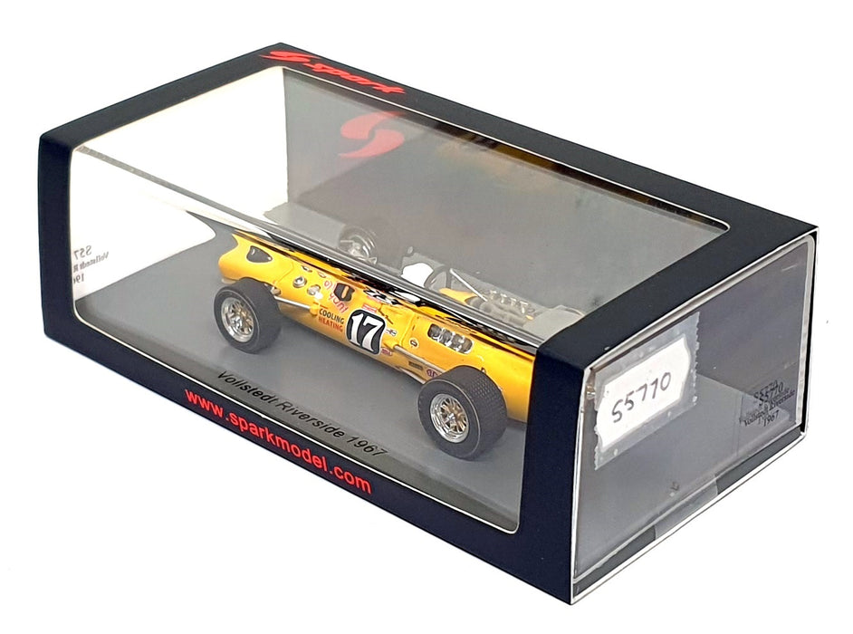 Spark 1/43 Scale S5770 - Vollstedt #17 Riverside 1967 - George Follmer