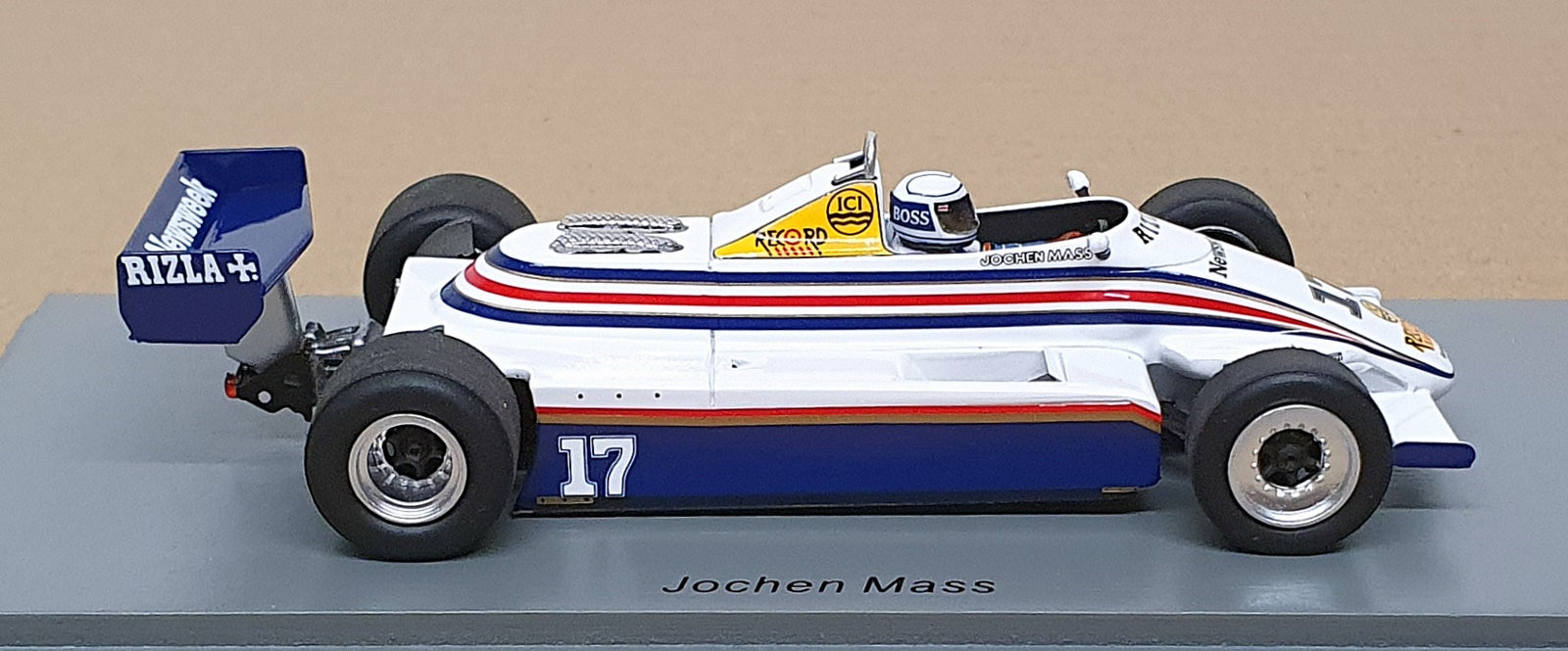 Spark 1/43 Scale S7174 - F1 March 821 #17 Long Beach GP 1982 Jochen Mass