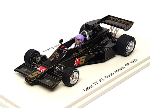 Spark 1/43 Scale S2134 - F1 Lotus 77 #5 South Africa GP 1976 Bob Evans