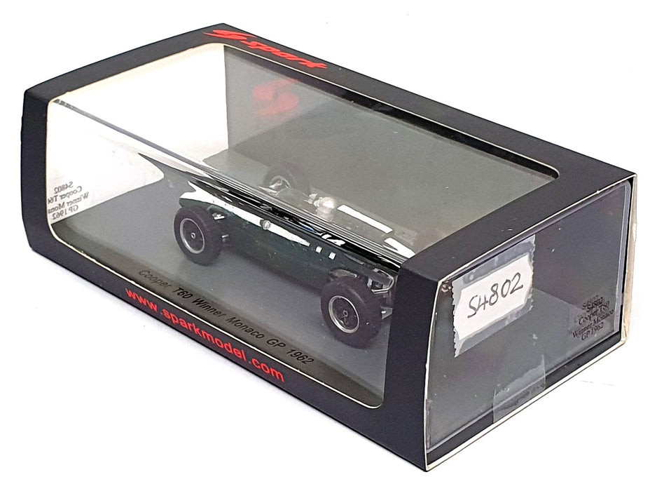 Spark 1/43 Scale S4802 - F1 Cooper T60 #14 Winner Monaco GP 1962 Bob McLaren