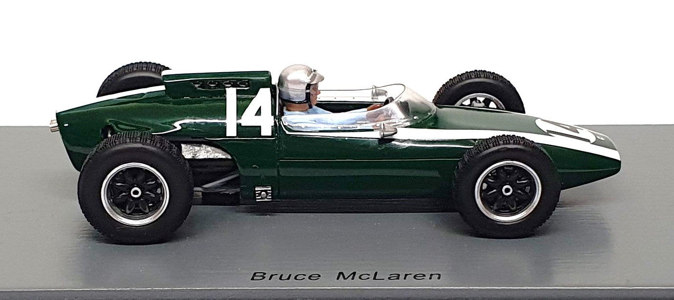Spark 1/43 Scale S4802 - F1 Cooper T60 #14 Winner Monaco GP 1962 Bob McLaren