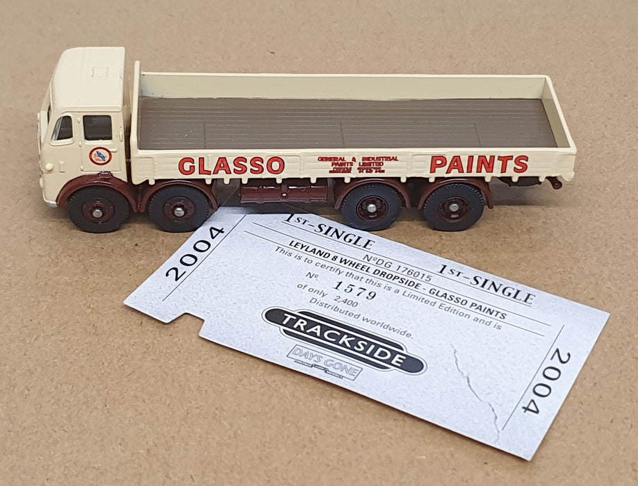Lledo 1/76 Scale DG176015 - Leyland 8 Wheel Dropside Glasso Paints - Cream