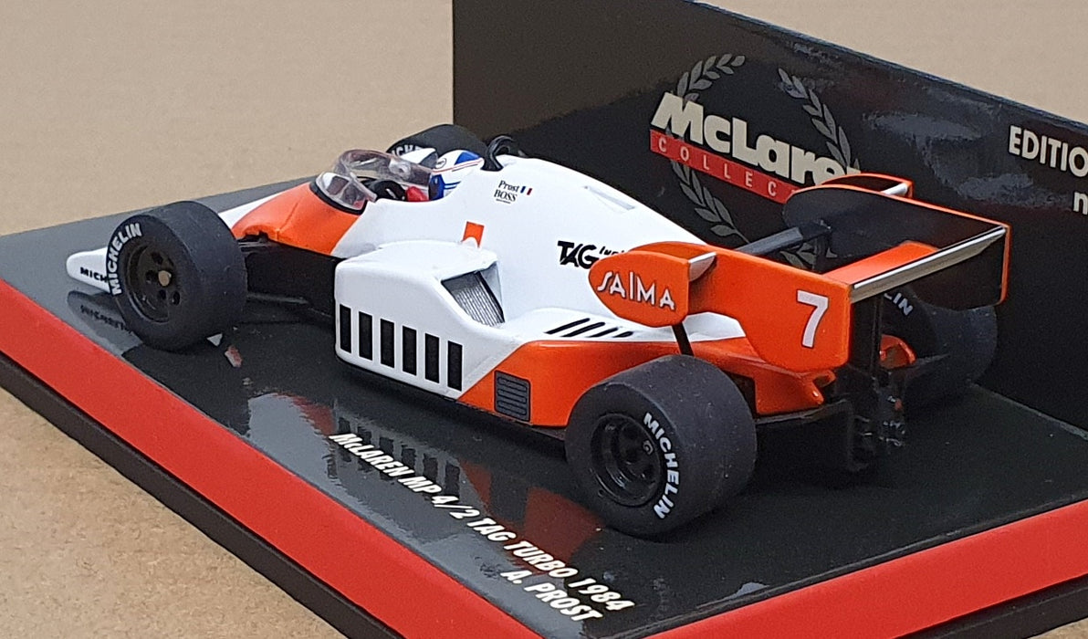 Minichamps 1/43 Scale 530 844307 - F1 McLaren MP4/2 Tag Turbo 1984 #7 A. Prost