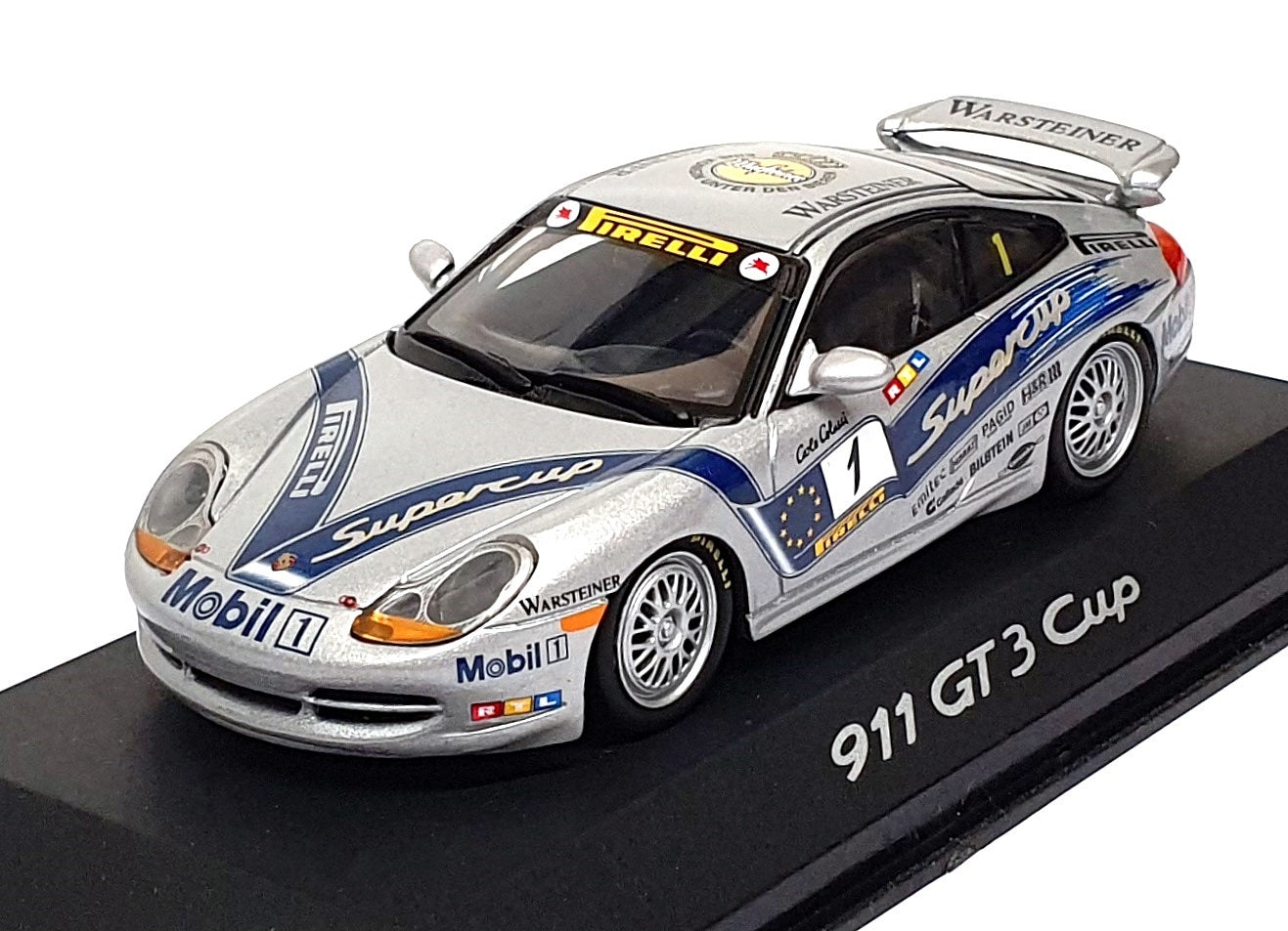 Minichamps 1/43 Scale WAP 020 057 99 - Porsche 911 GT3 Cup #1 Supercup