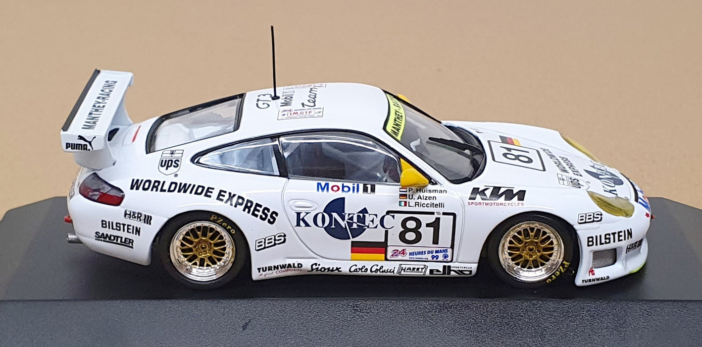 Minichamps 1/43 Scale WAP 020 071 10 - Porsche 911 GT3 R #81 Le Mans 1999