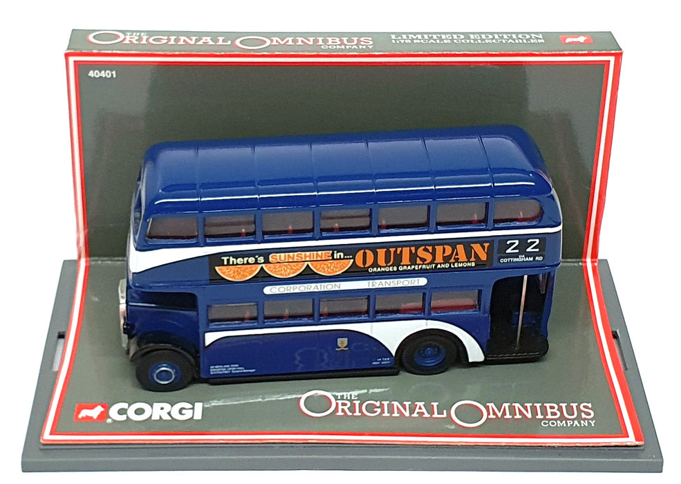 Corgi 1/76 Scale 40401 - AEC Regent II - Kingston-Upon-Hull City Trans. Rt. 22