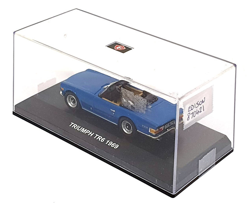 Edison Giocattoli 1/43 Scale 870421 - 1969 Triumph TR6 - Blue