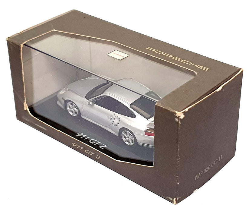 Minichamps 1/43 Scale WAP 020 073 11 - Porsche 911 GT2 - Silver