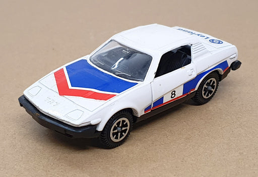 Dinky Toys Original Diecast 207 - Triumph TR7 Rally Car #8 - White/Blue/Red