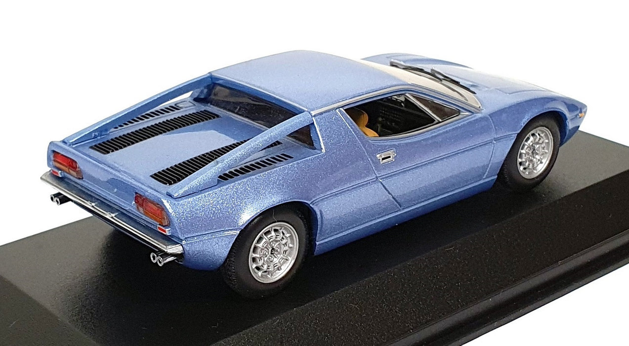 Minichamps 1/43 Scale 400 123421 - 1974 Maserati Merak - Met. Blue