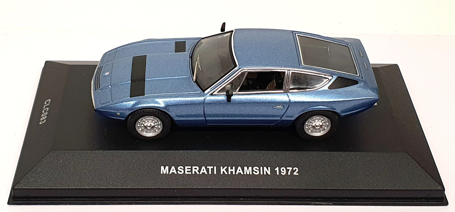Ixo 1/43 Scale Diecast CLC083 - 1972 Maserati Khamsin - Met. Lt. Blue