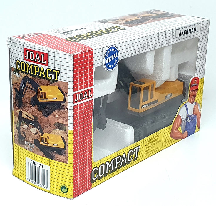 Joal 1/50 Scale Diecast 172 - Akerman EC650 Excavator - Yellow