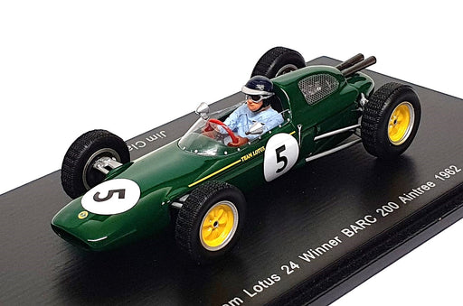 Spark 1/43 Scale S2137 - Lotus 24 Winner #5 BARC 200 Aintree 1962 Jim Clark