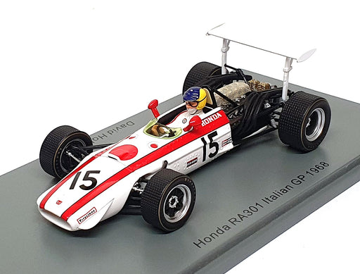 Spark 1/43 Scale S6225 - F1 Honda RA301 #15 Italy GP 1968 David Hobbs