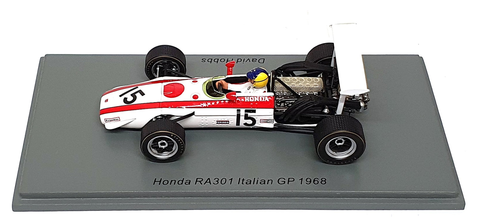 Spark 1/43 Scale S6225 - F1 Honda RA301 #15 Italy GP 1968 David Hobbs