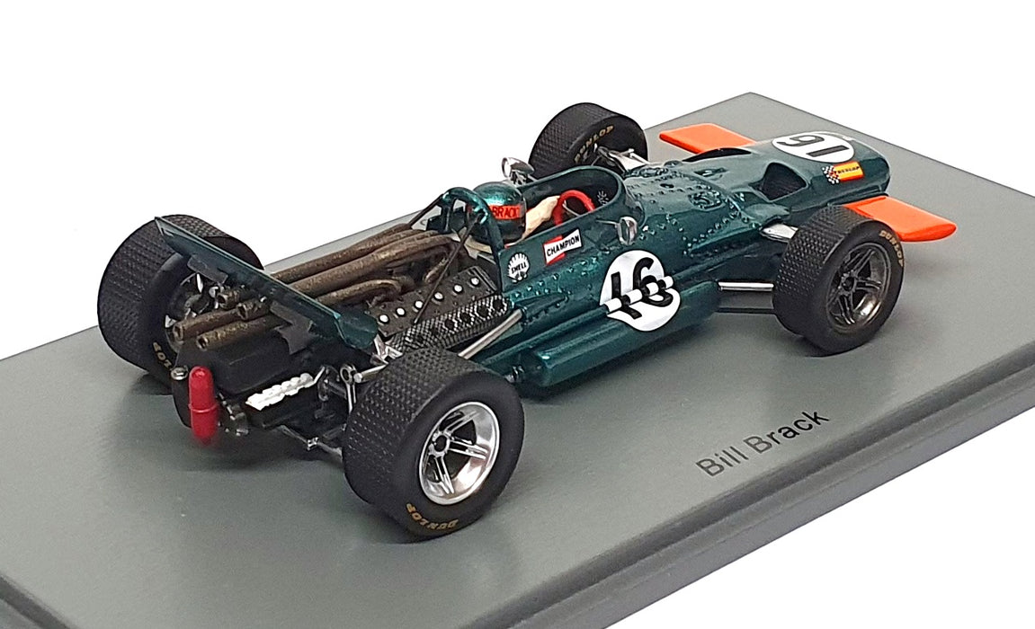 Spark 1/43 Scale S5707 - F1 BRM P138 #16 Canada GP 1969 Bill Brack