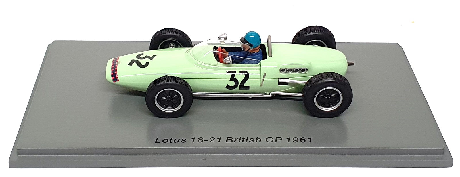 Spark 1/43 Scale S7446 - F1 Lotus 18-21 #32 British GP 1961 Lucien Bianchi