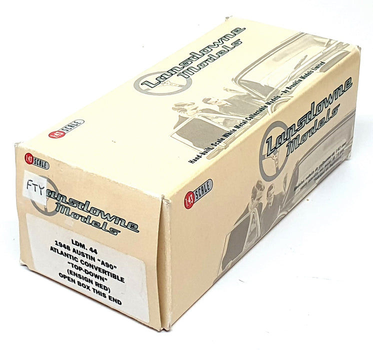 Lansdowne Models 1/43 Scale LDM44 - 1948 Austin A90 Atlantic Conv. - Ensign Red
