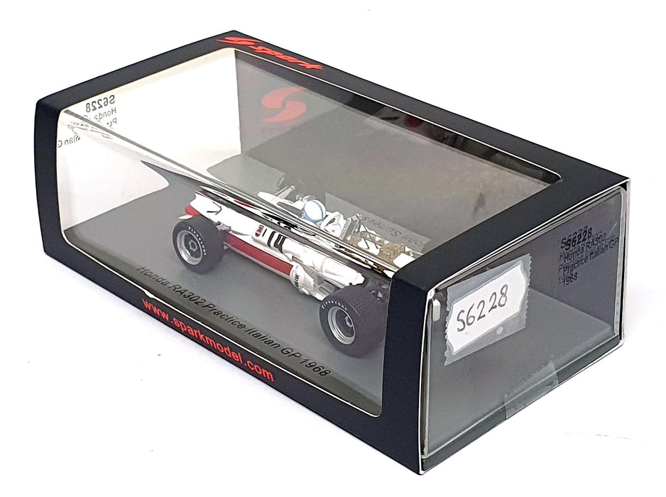 Spark 1/43 Scale S6228 - F1 Honda RA302 #14 Practice Italy GP 1968 John Surtees