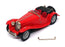 Lansdowne Models 1/43 Scale LDM63A 1938 AC 16/80 Sports Roadster Top Down - Red