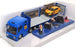 Burago 1/43 Scale 156 31216L - Renault Super Hauler Truck Set - Blue