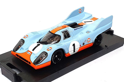 Brumm 1/43 Scale R221B - Porsche 917K Gulf #1 2nd 1000Km Monza 1971