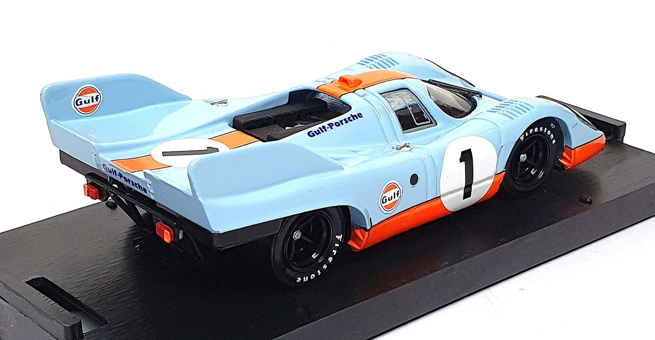 Brumm 1/43 Scale R221B - Porsche 917K Gulf #1 2nd 1000Km Monza 1971